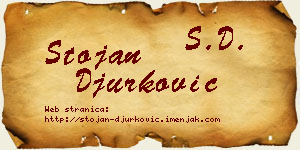 Stojan Đurković vizit kartica